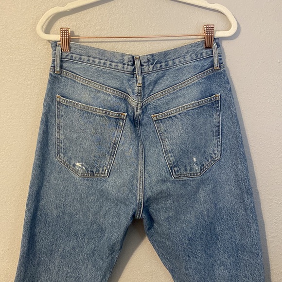 Agolde Blue Distressed Women Jeans - Picture 5 of 8